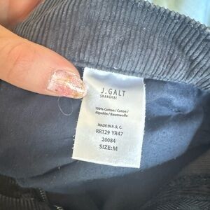 Brandy Melville J. Galt Navy Corduroy Pants Size Medium